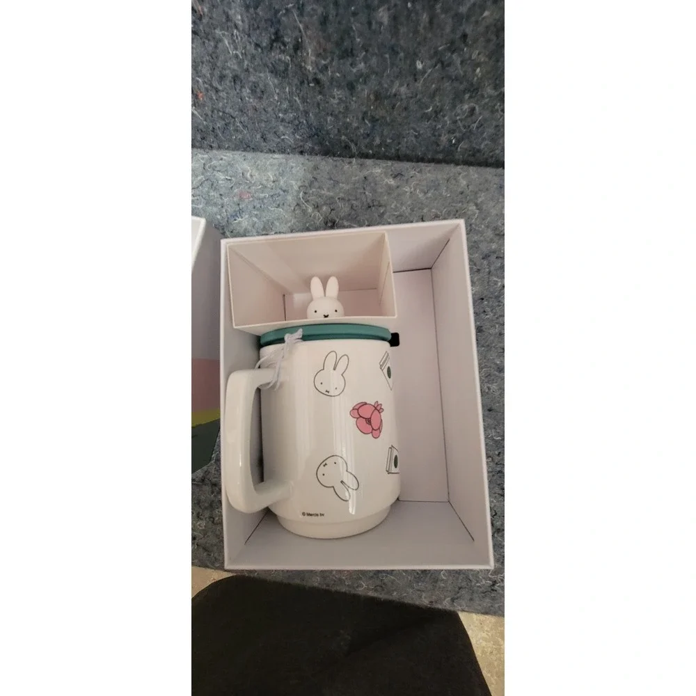 Starbucks Miffy Ceramic‎ Mug with Bunny Lid